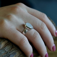 Zilveren Maansteen ring Karla Zilveren Maansteen ring Karla