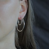 Oorringen zilver Elise Oorringen zilver Elise