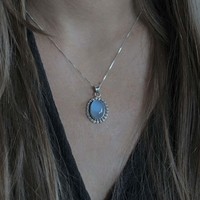 Blauwe Chalcedoon hanger Liliana Blauwe Chalcedoon hanger Liliana