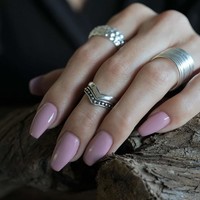 Vingertop ring Bali chevron Vingertop ring Bali chevron