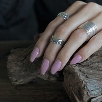Vingertop ring Bali chevron Vingertop ring Bali chevron