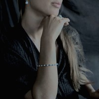 Zilveren armband Larimar Lina Zilveren armband Larimar Lina