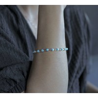 Zilveren armband Larimar Lina Zilveren armband Larimar Lina