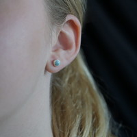 Larimar oorknopjes Jula Larimar oorknopjes Jula