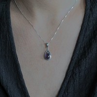 Ketting hanger Leyla Amethist Ketting hanger Leyla Amethist