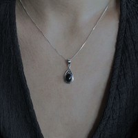 Ketting hanger Leyla Black Onyx Ketting hanger Leyla Black Onyx