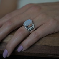 Zilveren Maansteen ring Yndah Zilveren Maansteen ring Yndah