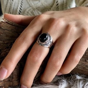 Onyx ring [Ruim - Leelavadee Jewelry