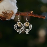 Boho Citrien oorbellen Boho Citrien oorbellen