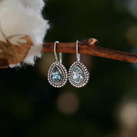 Oorbellen Blue Topaz Kadawi Oorbellen Blue Topaz Kadawi