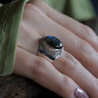 Labradoriet ring Jessy Labradoriet ring Jessy