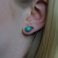 Oorknopjes Turquoise July Oorknopjes Turquoise July