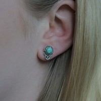 Oorknopjes Turquoise July Oorknopjes Turquoise July