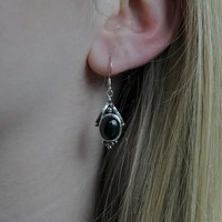 Zilveren oorbellen Black Onyx Tara Zilveren oorbellen Black Onyx Tara
