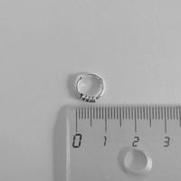 Bali hoops oorbellen 7 mm Elda Bali hoops oorbellen 7 mm Elda