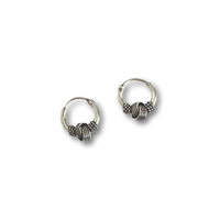 Bali hoops oorbellen 7 mm Enja Bali hoops oorbellen 7 mm Enja