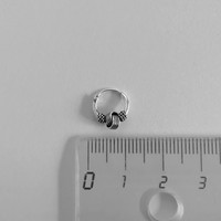 Bali hoops oorbellen 7 mm Enja Bali hoops oorbellen 7 mm Enja
