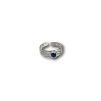 Teenring Triple crystal blue Teenring Triple crystal blue