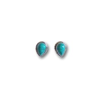 Zilveren oorknoppen Turquoise Zilveren oorknoppen Turquoise