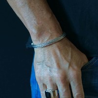Zilveren heren armband Jonah Zilveren heren armband Jonah