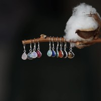 Zilveren oorbellen Carneool Avin Zilveren oorbellen Carneool Avin