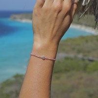 Armbandje Tree of life roze Toermalijn Armbandje Tree of life roze Toermalijn