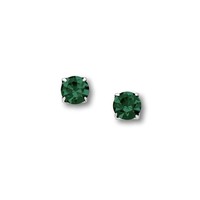 Zilveren oorknopjes Crystal smaragd groen Zilveren oorknopjes Crystal smaragd groen