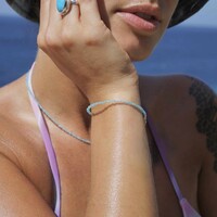 Edelsteen armbandje Caya licht Apatiet Edelsteen armbandje Caya licht Apatiet