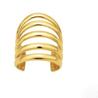 Gold plated earcuff 5 lines Gold plated earcuff 5 lines