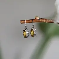 Citrien oorbellen Citra Citrien oorbellen Citra