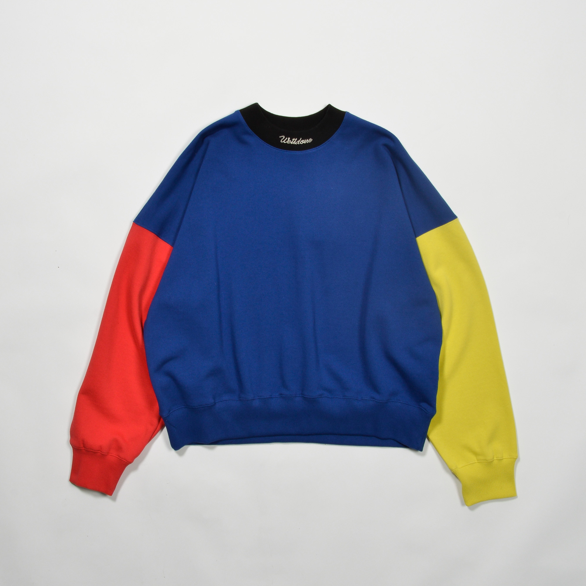 colour blocking sweatshirt