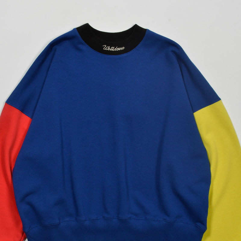 colour blocking sweatshirt