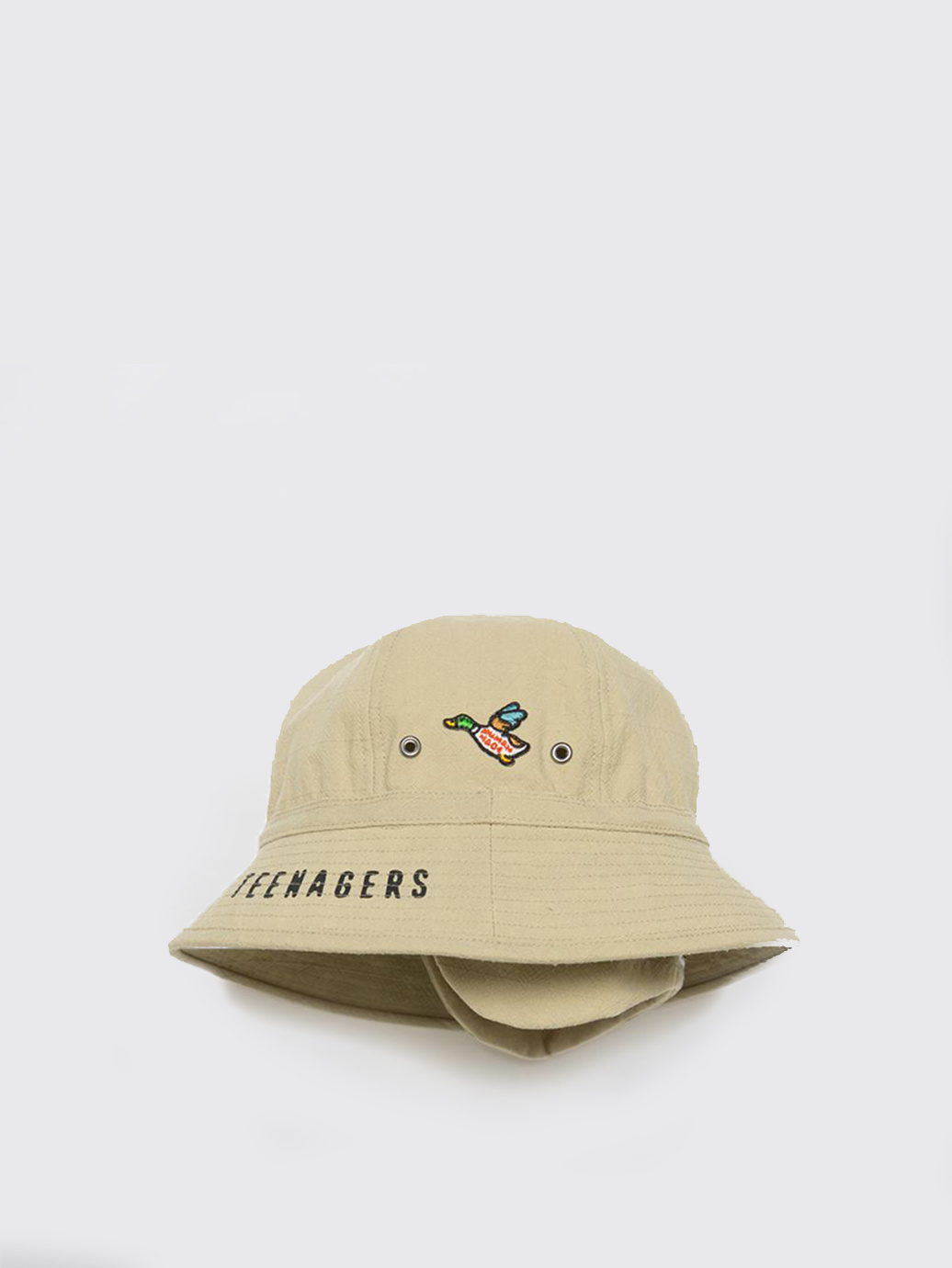 Human Made Round Bucket Hat Beige - OALLERY