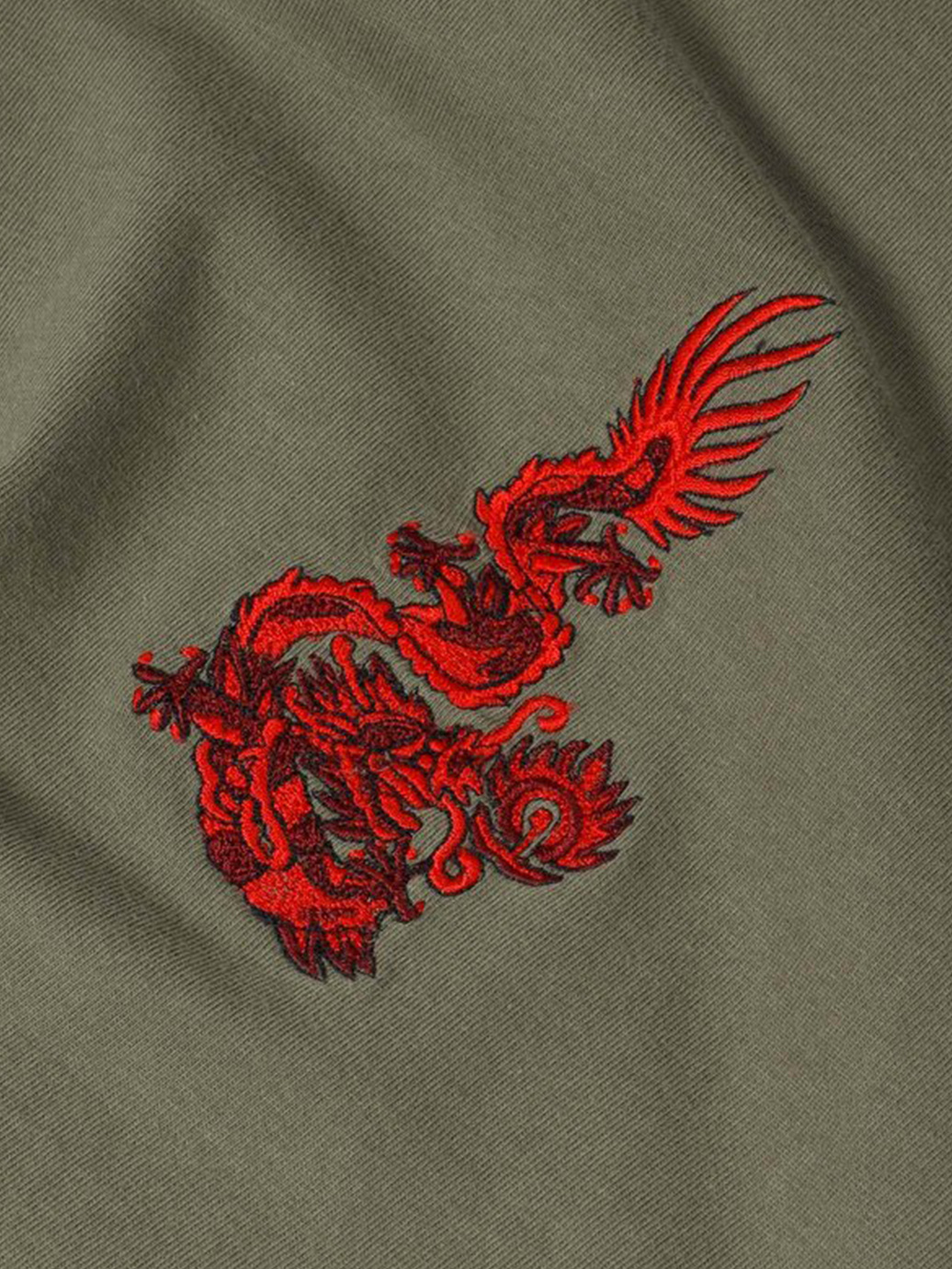 Dragon embroidered shirt Clearance