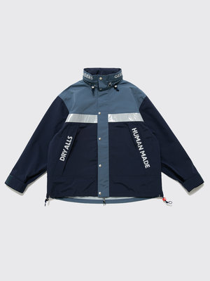 Human Made Rain Parka Blue - OALLERY