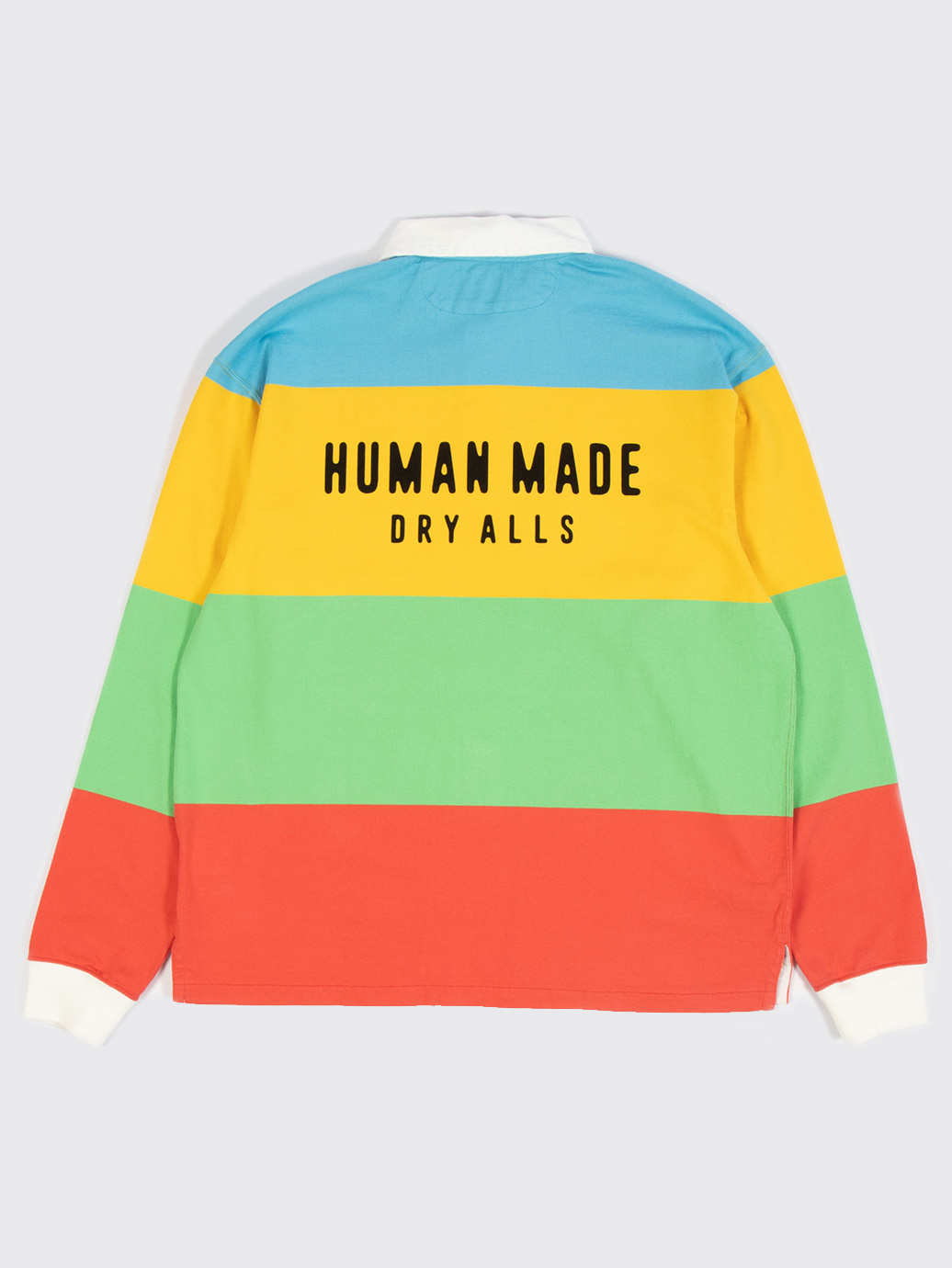 ウェア HUMAN MADE Multi Stripe Rugby Shirt Human Made Multi Stripe Rugby Shirt