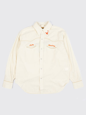 Human Made Western Chambray Shirt White 