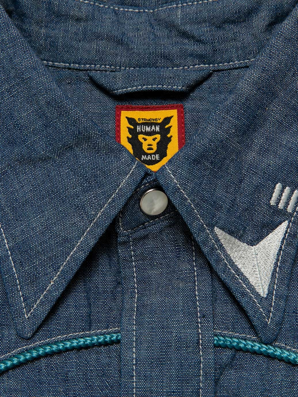 感謝報恩 HUMAN MADE denim western shirt | ochge.org