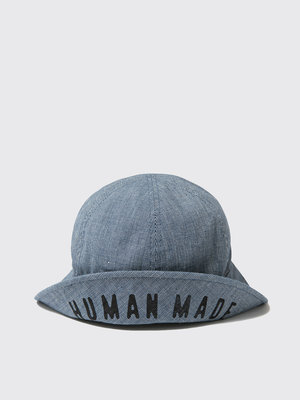 結婚祝い human made KNIT ROUND BUCKET HAT NAVY L ハット - www