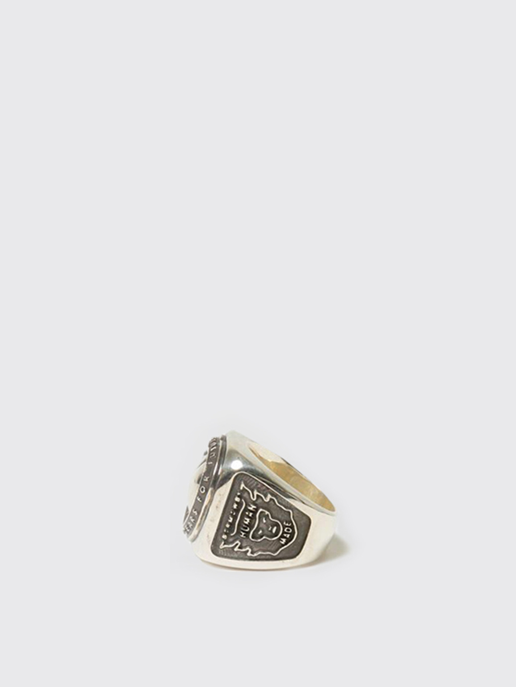 Human Made Heart College Ring FW21 Silver - OALLERY