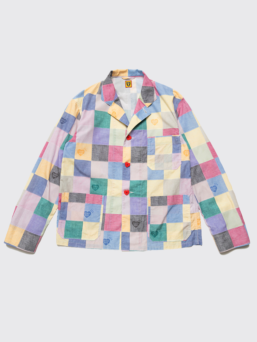51015● 20AW HUMAN MADE PATCHWORK L/S