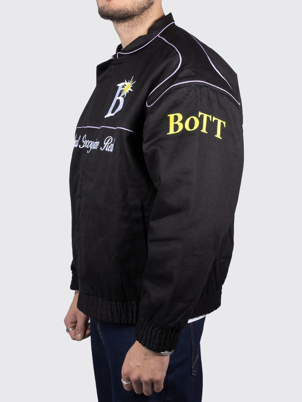 大注目 Jacket BoTT Cotton Racing Racing Jacket メンズ