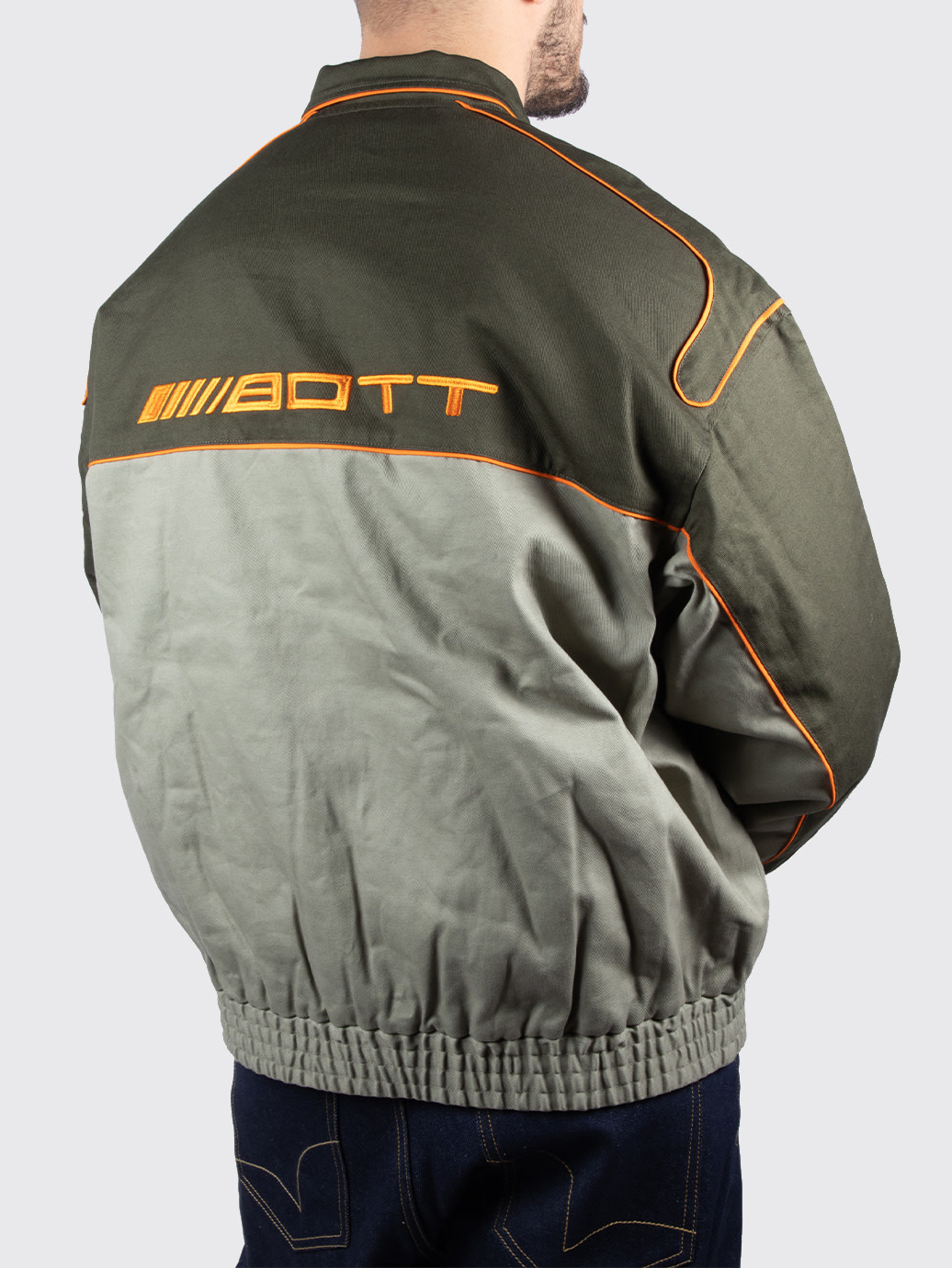 BoTT Cotton Racing Jacket Green - OALLERY