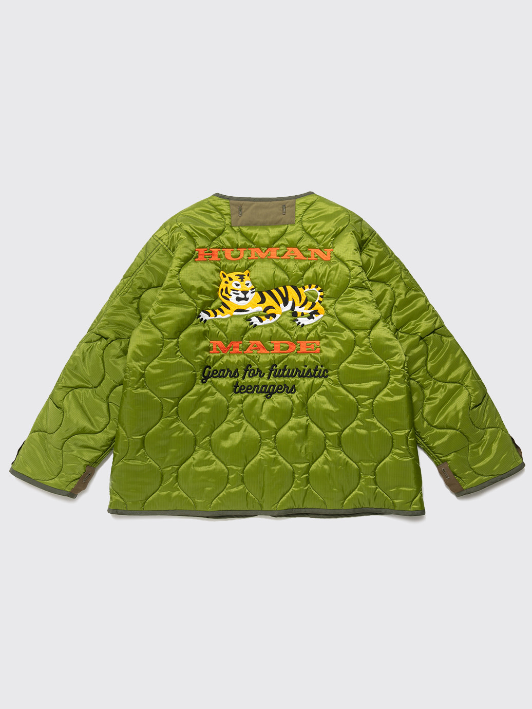 HUMAN MADE QUILTED LINER JACKET OLIVE-