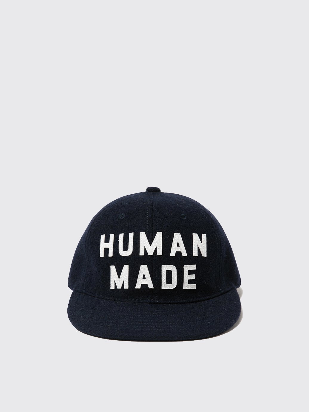 HUMAN MADE 2022FW 6 PANEL WOOL CAP NAVY-