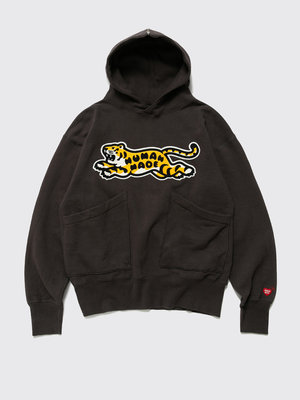 Human Made tiger Tsuriami Hoodie FW22 Black - OALLERY