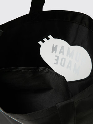 Human Made Nylon Ripstop Heart Tote Bag FW22 Black - OALLERY