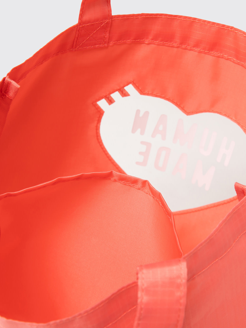 Human Made Nylon Ripstop Heart Tote Bag FW22 Pink - OALLERY