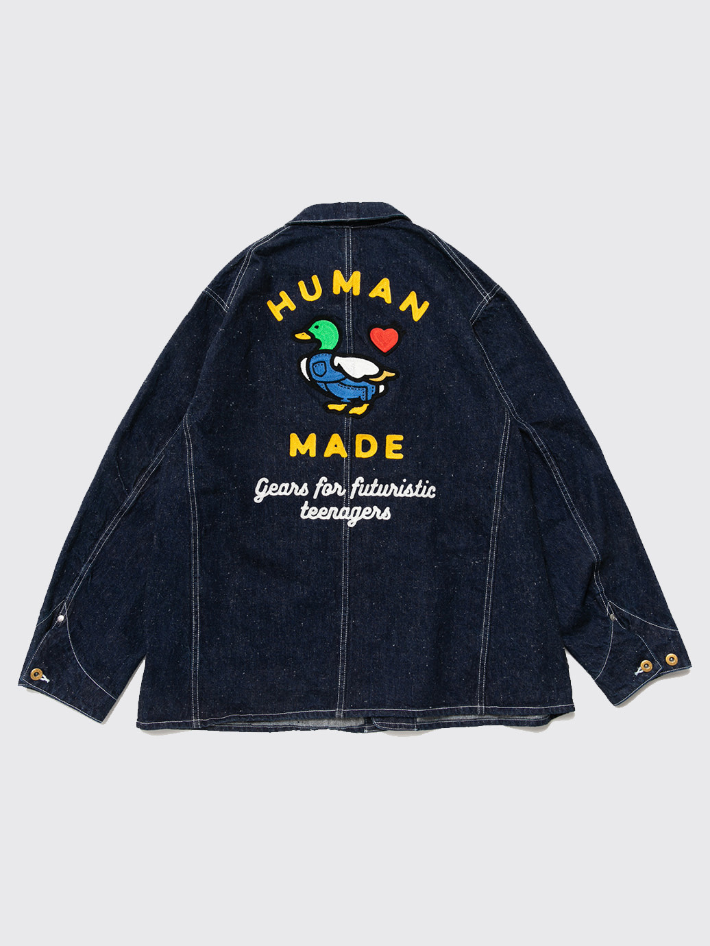 Human Made Denim Coverall Jacket FW22 Indigo - OALLERY
