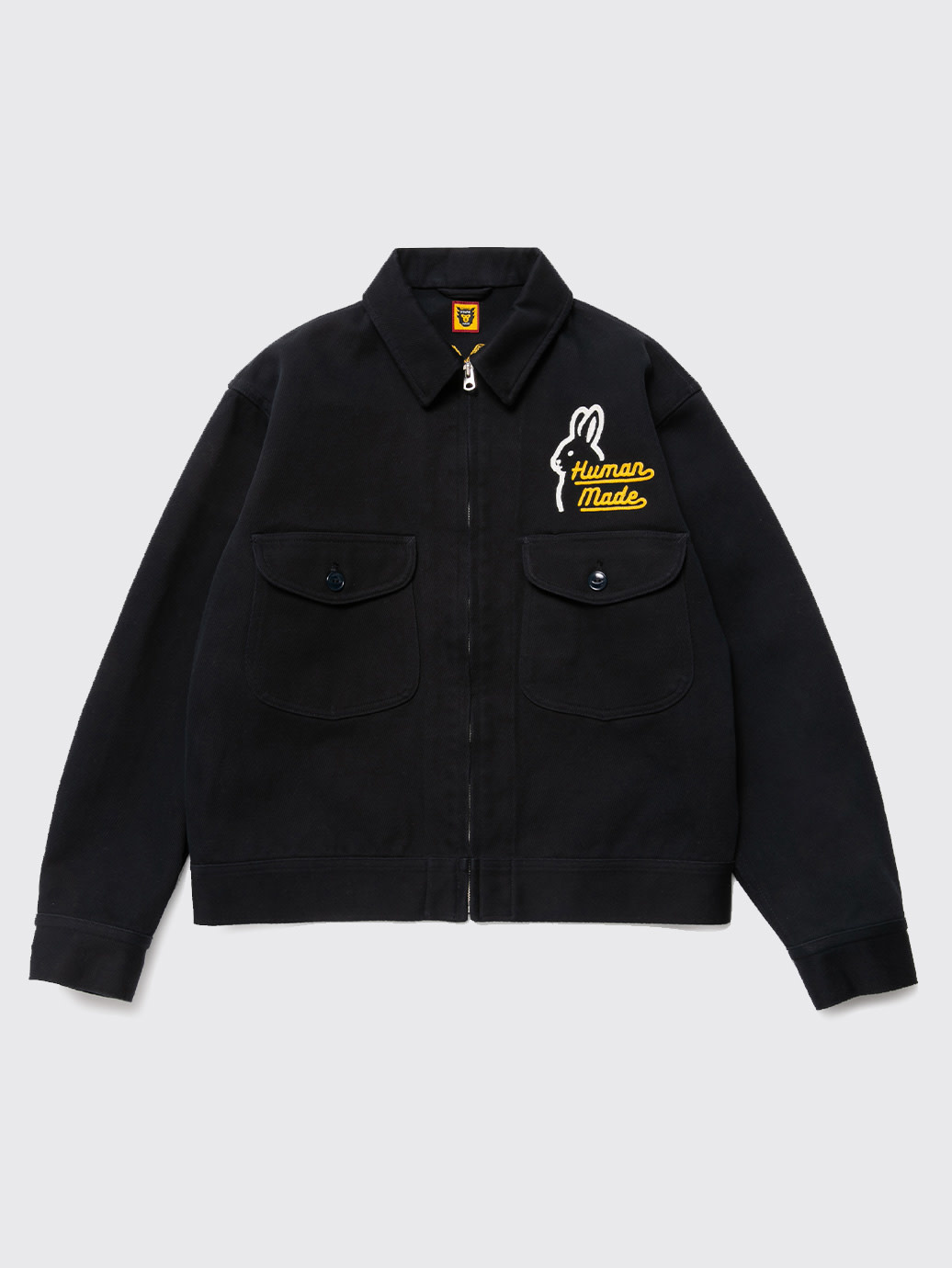 Human Made Zip-Up Work Jacket FW22 Navy - OALLERY